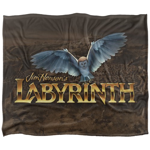 Labyrinth owl logo - maze, silky