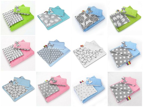 Baby blanket set - blanket, dimple