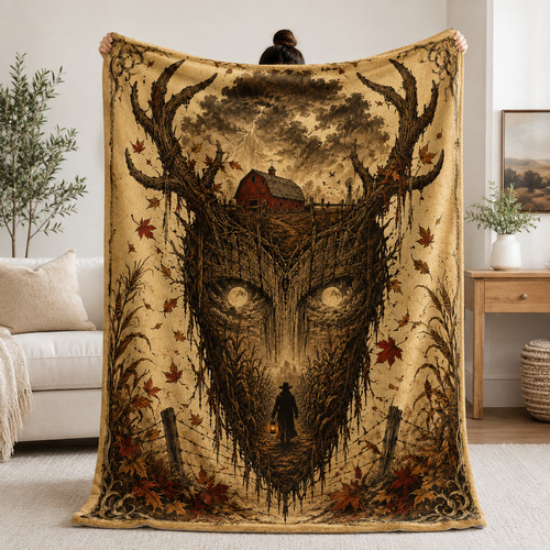 Spooky halloween blanket - spooky,