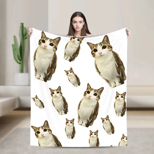 Meowl cat owl winter forest - cat,