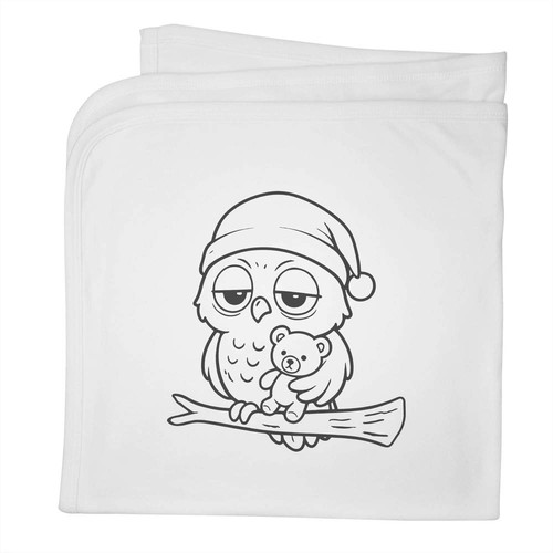 Sleepy owl baby blanket - baby,